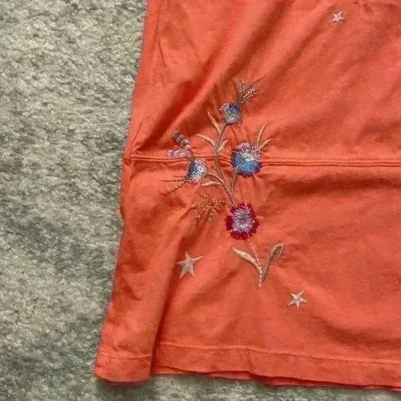 Johnny Was PHOEBE SHORT SLEEVE SEAMED RELAXED TEE - Picture 5 of 7